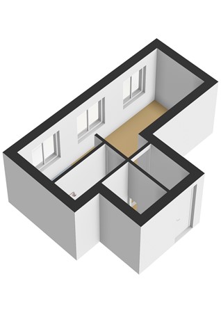 Floorplan - Lanseloetstraat 35-3, 1055 BC Amsterdam